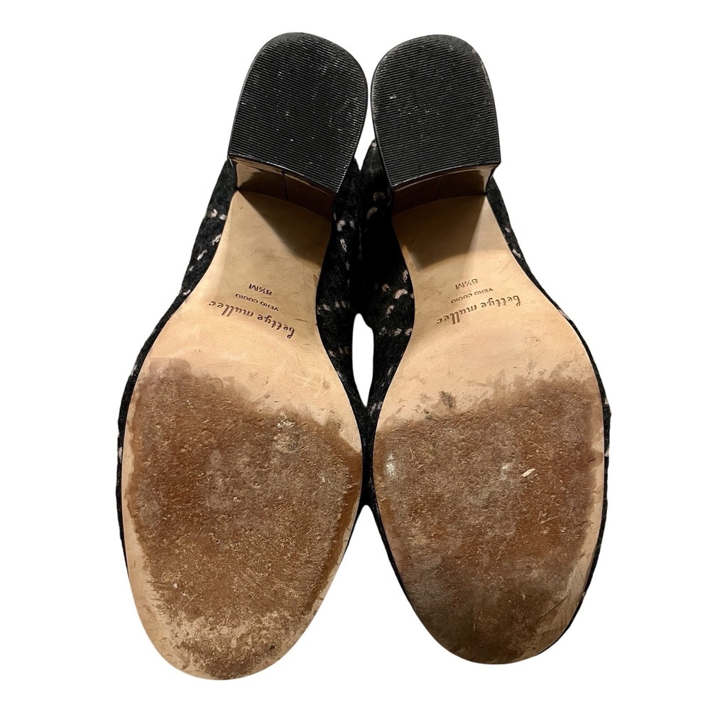 Bettye Muller Tweed Loafer Pumps 8.5M Block Heel Old Money Quiet Luxury Preppy - Picture 7 of 9